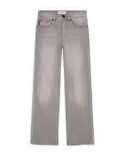 DL1961 Boys' Benji Straight Jeans in Washed Grey Knit - Big Kid