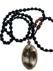 Tiger Eye Pendant Natural Vintage Healing Chakra Energy Tree of Life AU Seller