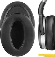 Geekria QuickFit Replacement Soft Ear Pads Compatible with Sennheiser HD 4.50BT/4.50BTNC/4.40BT/4.30G/4.20S, HD 458BT/450/450BT/400S/350BT Headphones, Ear Cushions (Black)