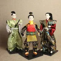 在飛比找蝦皮商城精選優惠-日本忍者武士人偶絹人形和服娃娃日式工藝擺件家居壽司料理店裝飾