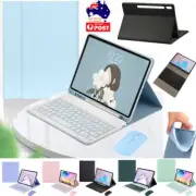 For Samsung Galaxy Tab S7+S7plus/FE 12.4" Bluetooth Keyboard Mouse Case Cover
