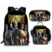 Children's Game Fortnite Backpack Three-piece Set Of Children's Gifts/10 Types To Choose From2