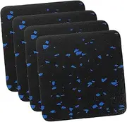 Kisangel Non Slip Treadmill Pads Exercise Floor Mat for Elliptical Bike Shock Absorption Anti Vibration and Sound Dampening