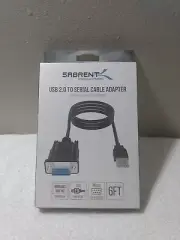 SABRENT - 6' USB 2.0 to serial cable adapter