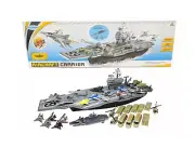 Aircraft Carrier Toy with Warplanes Fighter Jets Launching Planes Catapult Ai...