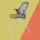 【舒樂活 4Health】CO Chair鐵管高腳 — 協作空間辦公椅(休閒椅 單椅 吧台椅 腰靠 健康 人體工學 居家)