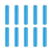10 Pcs Standoff Spacer, Aluminum Round Straight Spacer (Blue, M3, 25mm)