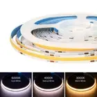 FCOB LED Light Strip COB Led Lights Flexible Warm Nature Cool White DC12V 24V