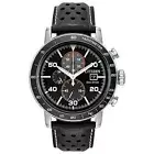 Citizen Eco-Drive Brycen Chronograph Mens Watch, Stainless Steel with Leather st