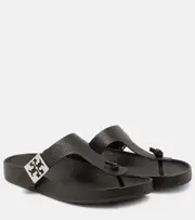 [Tory Burch] Tory Burch Mellow leather thong sandals UK 7 brown