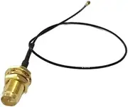 ROBAUN RP-SMA Female Jack to 4th Generation U.FL MHF4 Jumper Cable 0.81mm 10cm/20cm/30cm for PCI Card Wireless Router(10cm)