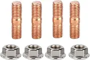 Turbo Stud Kit, Chazcool Stud Kit Head Bolt m10x1.50 Thread T3 T4 T6 Turbo Stud Kit Flange Nuts