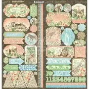 GRAPHIC 45 ~ WILD AND FREE ~ Stickers ~ 2 Sheets