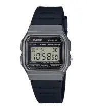 Casio Men's Classic Digital Watch with Black Band - F-91WM-1BCF