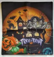 Halloween Cover for Pillow 17" X 17" Trick or Treat Mariachi New Zipper Closure