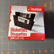Vintage Pre-Sony Imation 3.5" Floppy Disk Diskettes 2HD Sealed 20 Pack MINT
