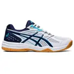 ASICS 男鞋 羽球鞋 排球鞋 UPCOURT 4 抓地力佳 橡膠底 白 藍【運動世界】1071A053-100