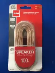 New in package. RCA 100' 24-gauge speaker wire AH100R