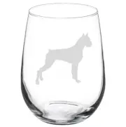 Boxer Dog Stemmed / Stemless Wine Glass