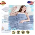 King Size Double-Sided Cooling Blanket - Breathable & Lightweight for Summer