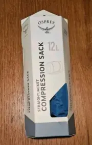 Osprey Packs StraightJacket Compression Sack Waterfront Blue, 12L NEW