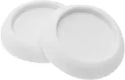 ifundom 2Pcs Accessories Indoor Safety Gates pet Door Telescopic Rod Stair gate Wall Protector Bumper Guard gate Wall Cups Savers Bumper Protection pad gate White app
