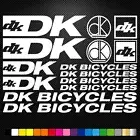 FITS DK Bicycles Vinyl Decals Stickers Sheet Bike Frame Cycle Cycling Mtb