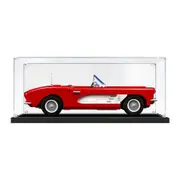 Acrylic Display Case for LEGO 10321 Icons Corvette Figure Storage Box Dust Proof Glue Free