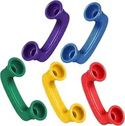 Kisangel Whisper Reading Phones for Boys and Girls 5 Pack Toy Telephones for Literacy Development Learning Game