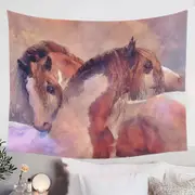 Harmony Beautiful Horses Art Tapestry