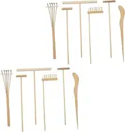 2 Sand Table Accessories Mini Rake Mini Zen Garden Ornaments Miniature Rake for Zen Garden Miniature Tools Zen Garden Kit Zen Garden Accessory Sandbox Zen Garden Rake Bamboo