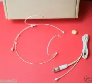 Replaceable Plug Headset Headworn Microphone Mic for Audio Technica Wireless