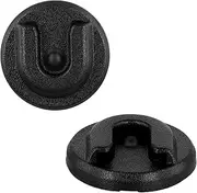 2pcs CB Radio Microphone Hanger, Round Microphone Mic Hanger Holder Mount with Adhesive Back CB Radio Microphone Mic Hanger Holder Mount Compatible with Alinco Anytone Bao-Feng