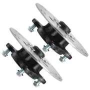 2pc Go kart 4 Stud Wheel Stub Axle Hub + Disc Rotor for Go Kart ATV Buggy