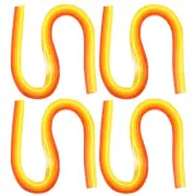 480 Pcs 540 x 10mm Rainbow Quilling Strips Paper, Gradient Yellow