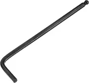 uxcell 5mm Ball End Hex Key Wrench, L Shaped Long Arm CR-V Repairing Tool, Black