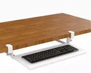 Stand Up Desk Store Large Clamp On Retractable Adjustable Keyboard Tray Improve