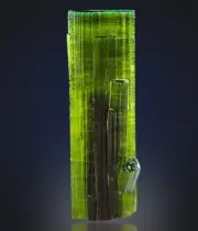 Extra Ordinary Light Blue Cap Tourmaline Crystal, Terminated Tourmaline Crystal