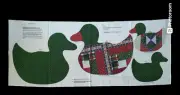 Calico Ducks Cranston Print Works Cut & Sew Fabric Panel