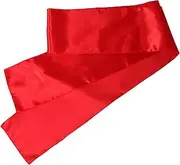 [Healeved] Dressing Props Style Dance Costume Dance Belt Satin Costume Accessories Kung Fu Cosplay Belt Karate Sash for Cosplay Costume for Women Red Silk Cloth