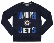 Outerstuff NHL Youth/Kids Winnipeg Jets Performance Fleece Crew Neck Sweatshirt