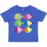 Inktastic Tropical Fish Lover Toddler T-Shirt Ocean Sea Pattern Atlantic Fishes