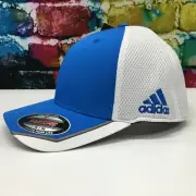 Adidas Taylor Made Golf Hat Mesh FlexFit Baseball Cap Small/Medium Blue Tags New