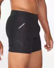 2XU Mens Core Compression 1/2 Shorts - Black / Nero Medium MA4508b