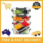 5-Pack Glass Meal Prep Containers 36oz – 3 Compartments, Leakproof, BPA-Free