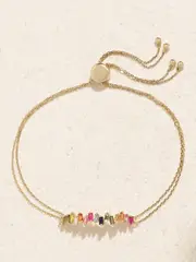 [Suzanne Kalan] Suzanne Kalan - Willow Bar 18-karat Gold, Sapphire And Diamond Bracelet - One size One size Gold