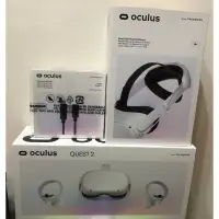 在飛比找蝦皮購物優惠-出售 oculus quest 2 VR 256G+Elit