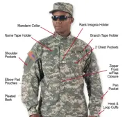 ACU Digital Camo Shirt Army Combat Uniform Coat Military Universal UCP Top