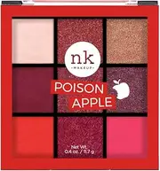 Nicka K Nine Color Eyeshadow Palette - Poison Apple, Multicolor, 11 g