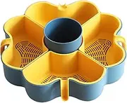 FELTECHELECTR Kitchen Basket Light Compact and Easy to Use Draining for Hotpot Fruits and Vegetables